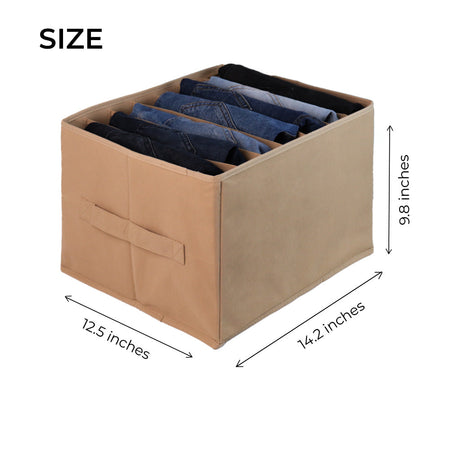 Qoolish Pack of 1 Beige Jeans Organizer