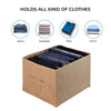 Qoolish Pack of 2 Beige Jeans Organizers