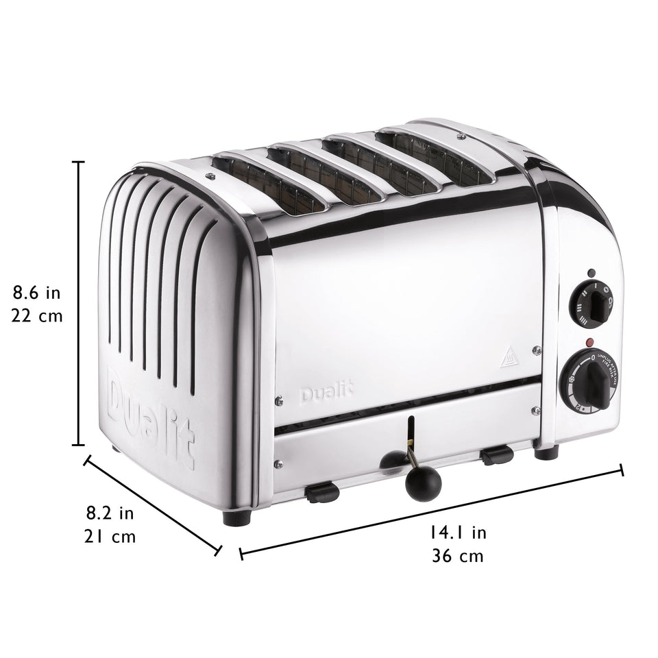 Dualit 4 Slice NewGen Toaster in Chrome (40415)