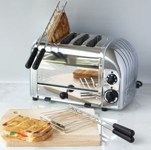 Dualit Small Appliance Package with 2-Slice Toaster and Sandwich Cage in Polished Chrome