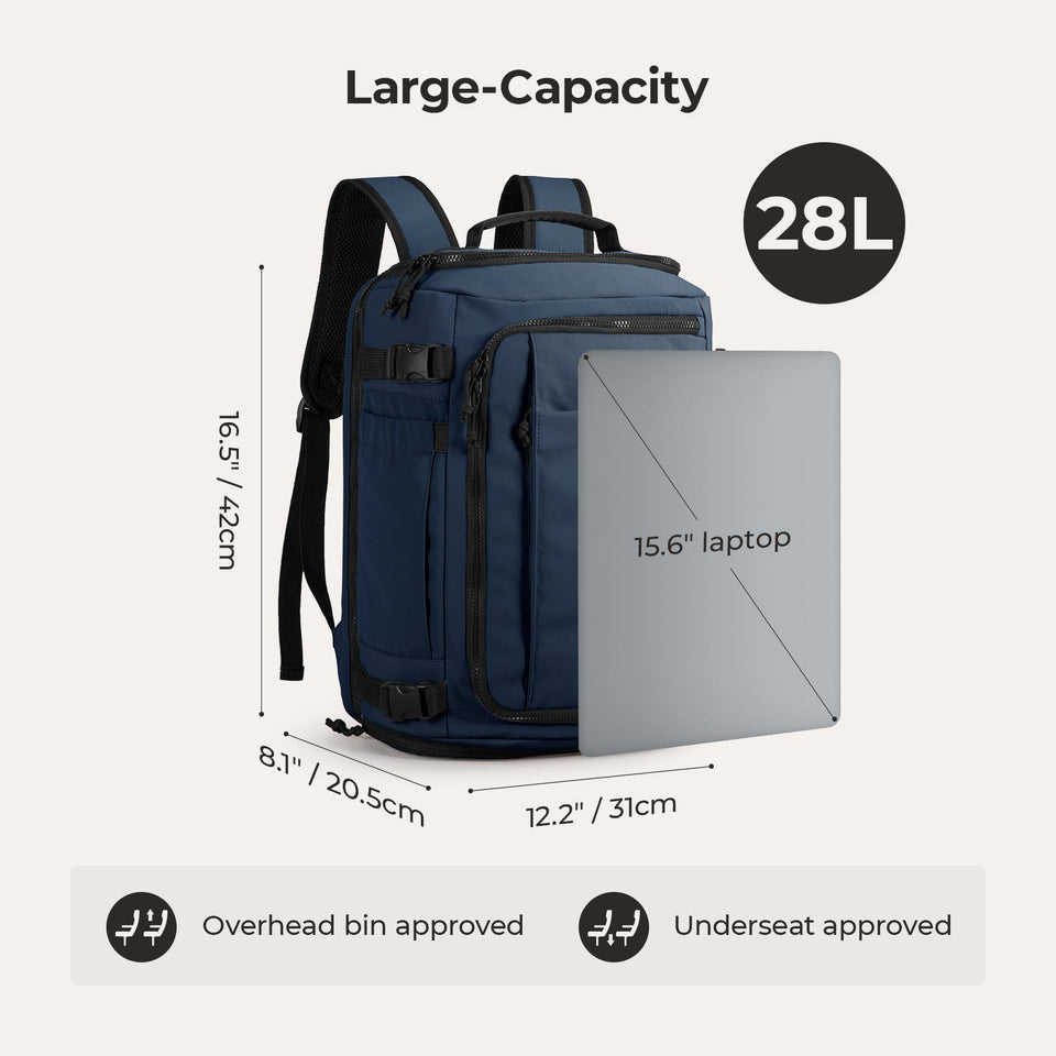 Blast Quick Access 28L-38L Carry On Travel Backpack