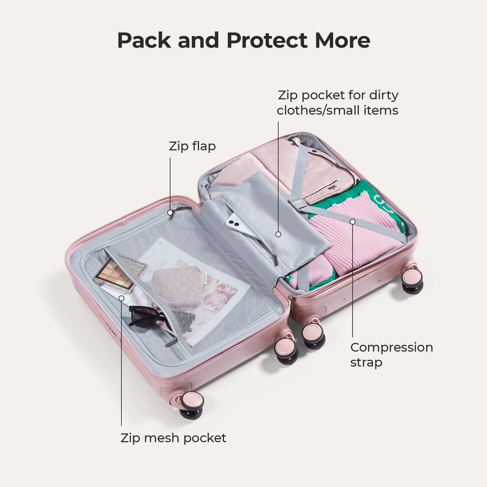 Odyssey 20 Inch Airline Approved Hardside Spinner Suitcase