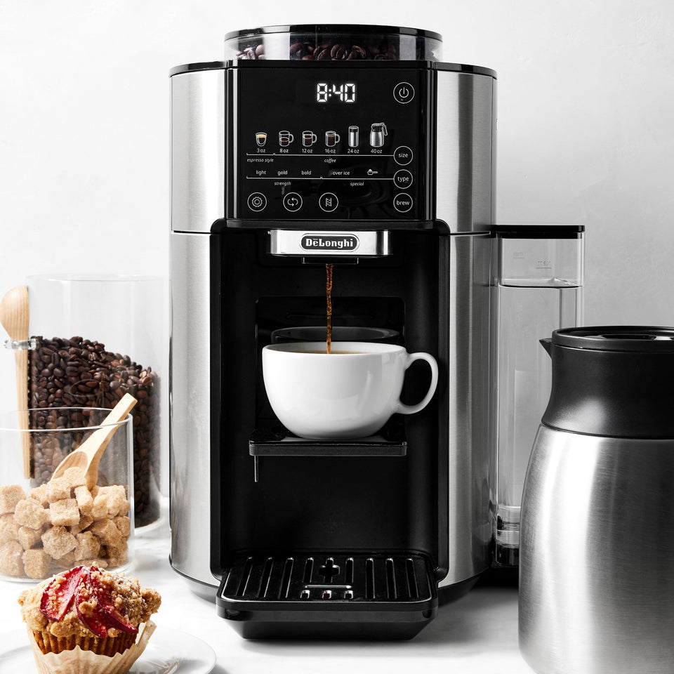 De'Longhi TrueBrew Automatic Coffee Maker with Bean Extract Technology with Thermal Carafe (CAM51035M)