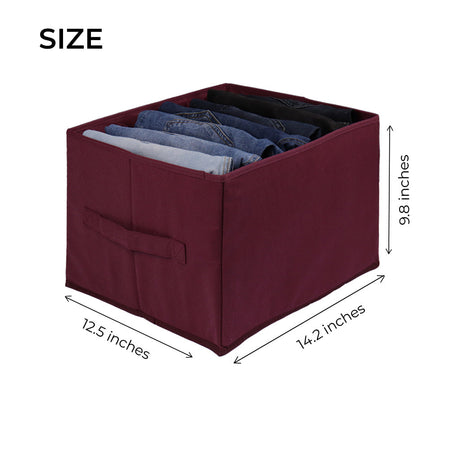 Qoolish Pack of 1 Maroon Jeans Organizer