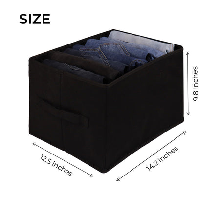 Qoolish Pack of 1 Black Jeans Organizer