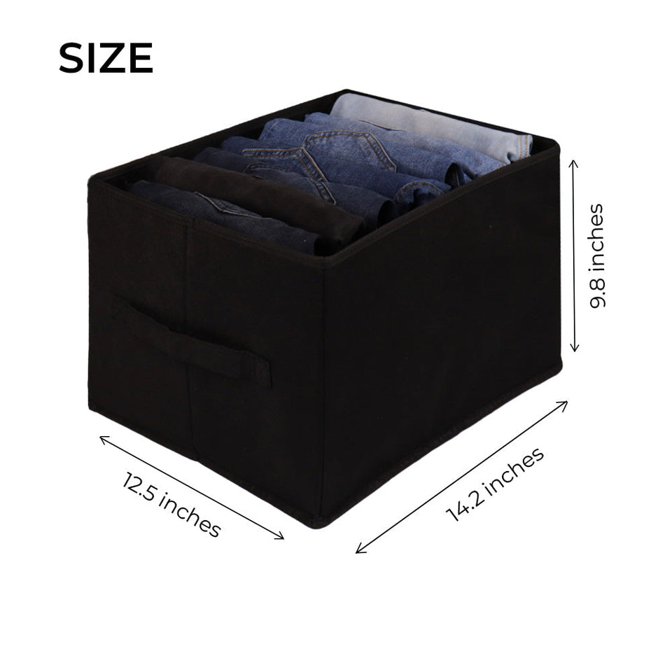 Qoolish Pack of 2 Black Jeans Organizers