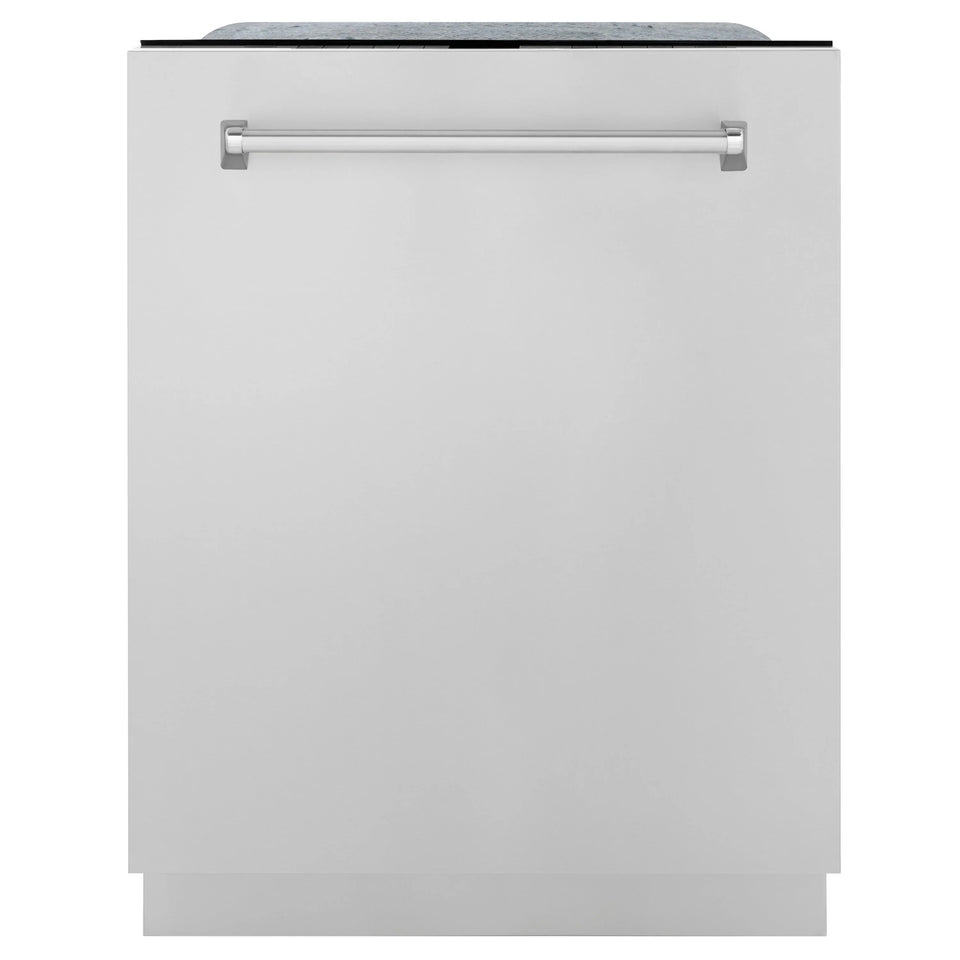 ZLINE 24-Inch Monument Series 3rd Rack Top Touch Control Dishwasher in Stainless Steel with Stainless Steel Tub, 45dBa (DWMT-304-24)