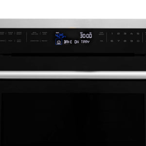 ZLINE 24-Inch Built-in Convection Microwave Oven in Stainless Steel with Speed and Sensor Cooking (MWO-24)