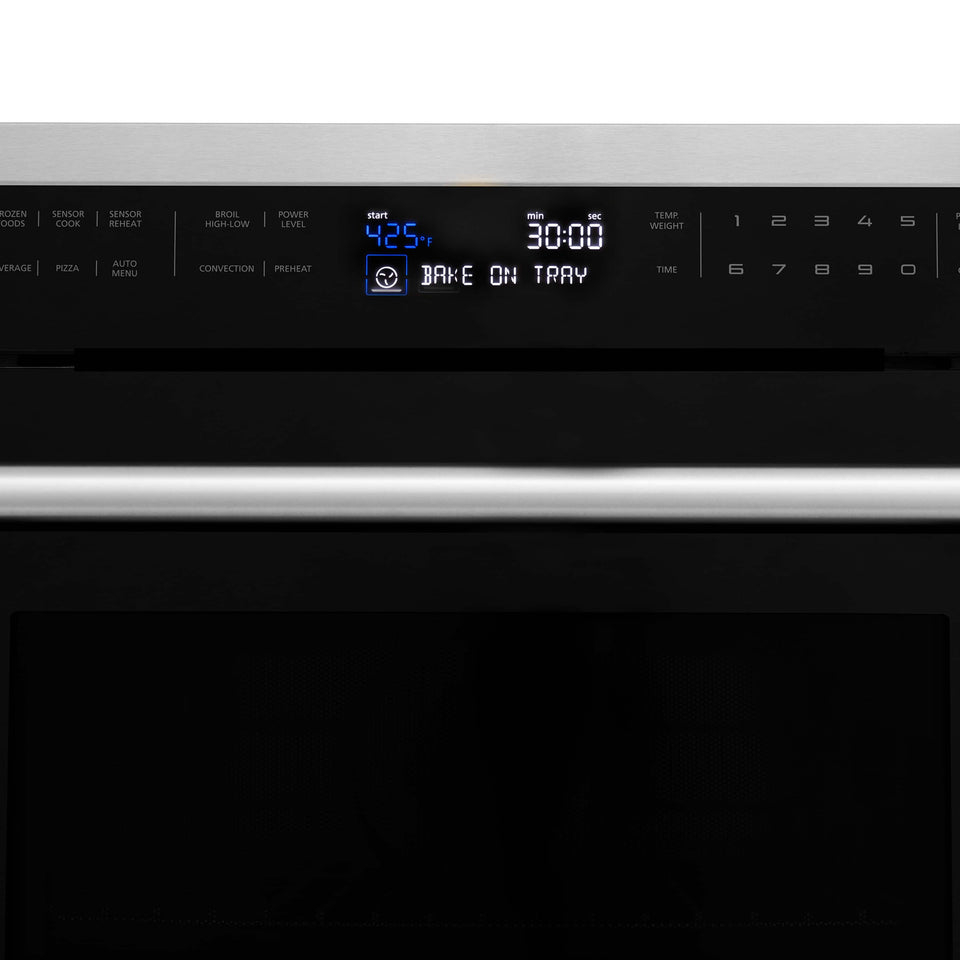 ZLINE 24-Inch Built-in Convection Microwave Oven in Stainless Steel with Speed and Sensor Cooking (MWO-24)