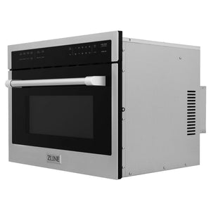 ZLINE 24-Inch Built-in Convection Microwave Oven in Stainless Steel with Speed and Sensor Cooking (MWO-24)